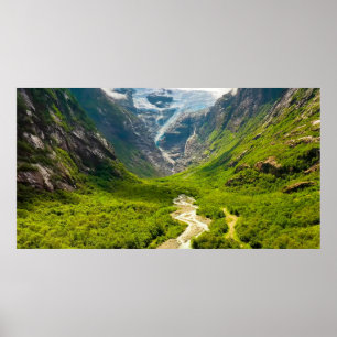 Schöne Landschaft von Norwaytravel, Abenteuer Poster