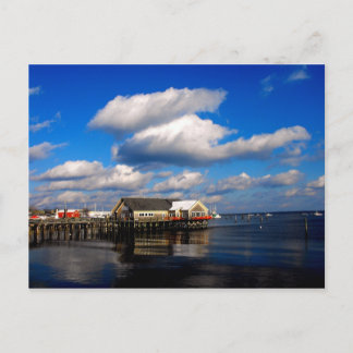 Schöne landschaftliche Maine-Harbour-Postkarte Postkarte