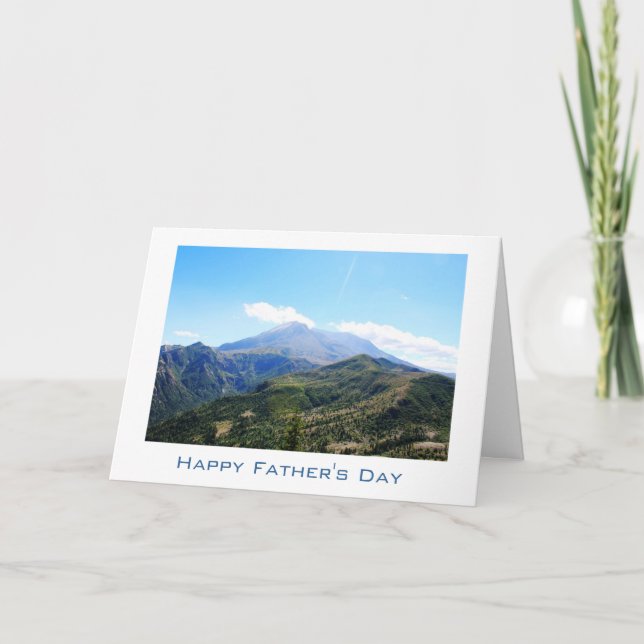 Schöne Landschaftsfotografie Vatertag Karte (Vorderseite)