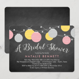Schöne Lanterns Bridal Dusche Einladung