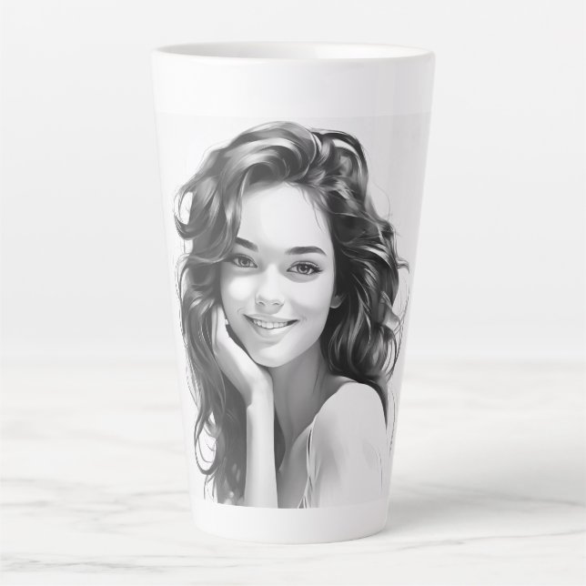 Schöne Latte-Tasse Milchtasse (Vorderseite)