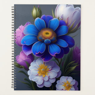 Schöne, lebendige Blume Planer