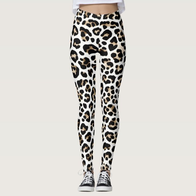 Schöne Leggings der Abstrakten Kunst (Vorderseite)