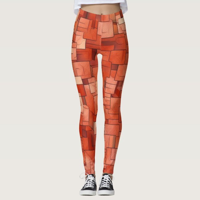 Schöne Leggings der Abstrakten Kunst (Vorderseite)