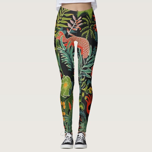 Schöne Leggings der Abstrakten Kunst (Vorderseite)