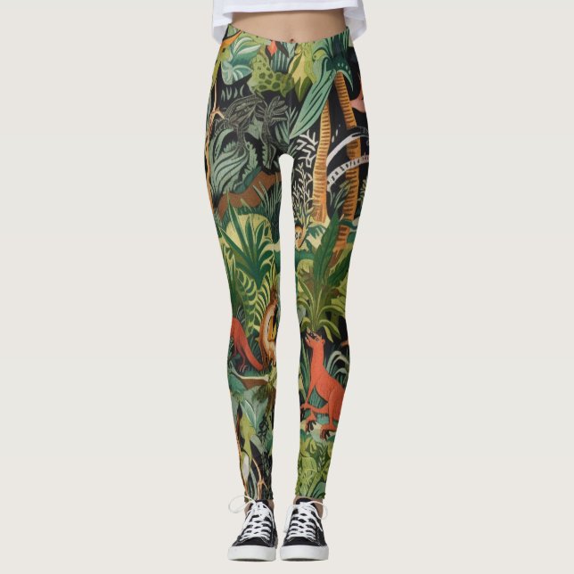 Schöne Leggings der Abstrakten Kunst (Vorderseite)