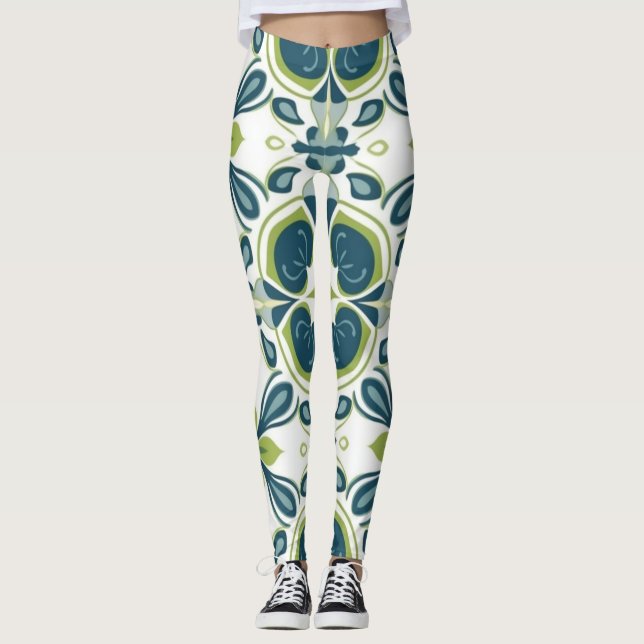Schöne Leggings der Abstrakten Kunst (Vorderseite)