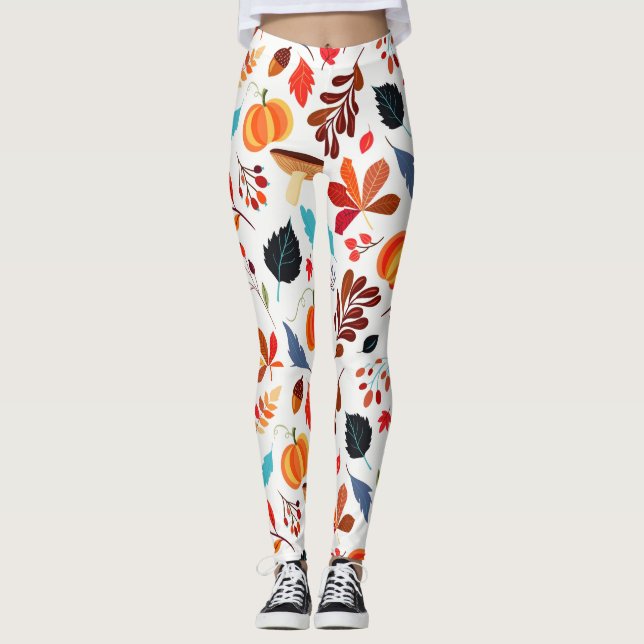 Schöne Leggings im Herbst (Vorderseite)