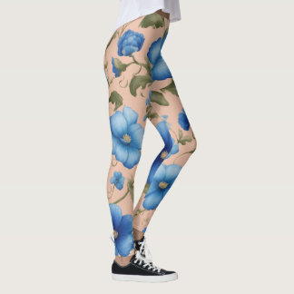 Schöne Leggings mit Blumenmuster - Soft & Stretch