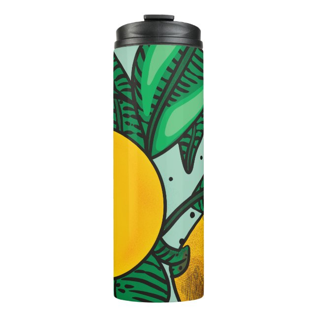 Schöne Lemons Thermal Tumbler Thermosbecher (Vorderseite)