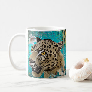 Schöne Leopard Cat Tasse, Cup Kaffeetasse