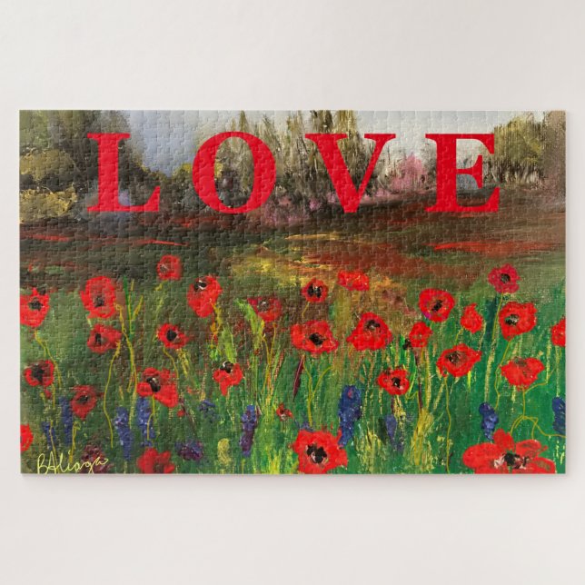 Schöne Liebe der Poppies verbreitet die Liebe (Horizontal)