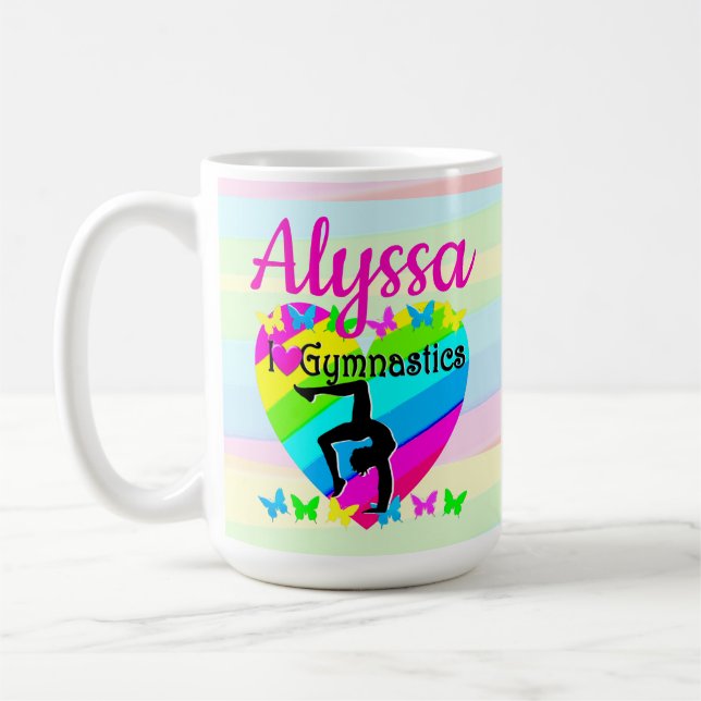 SCHÖNE LIEBE GYMNASTICS FÜR DESIGN KAFFEETASSE (Links)