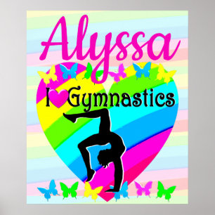 SCHÖNE LIEBE GYMNASTICS FÜR DESIGN POSTER