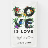 Schöne Liebe mit Blumen ist Liebe Gay Wedding