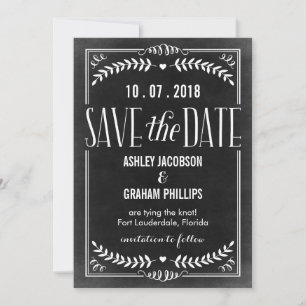 Schöne Liebes-Save-The-Date-Karte Save The Date