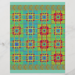 Schöne, liebevoll gestaltete Maya-Ethan Print Vekt