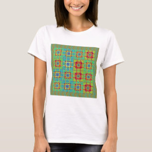 Schöne, liebevoll gestaltete Maya-Ethan Print Vekt T-Shirt