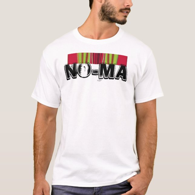 Schöne, liebevoll rote und gelbe afrikanische Trib T-Shirt (Vorderseite)