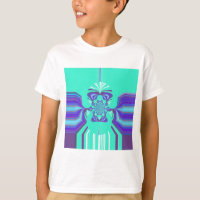 Schöne Lila Cyan Iridescent Blue Vektorfarbe