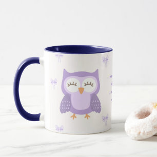 schöne lila Tasse