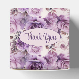 Schöne Lila Wildblumen Geschenkschachtel