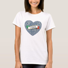 Schöne Lissabon Reise Portugal Azulejos Tile Desig T-Shirt