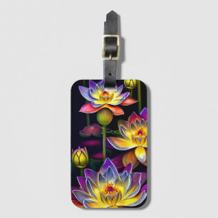 Schöne Lotus-Blume Gepäckanhänger