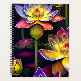 Schöne Lotus-Blume Planer
