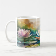 Schöne Lotus Blume Tasse