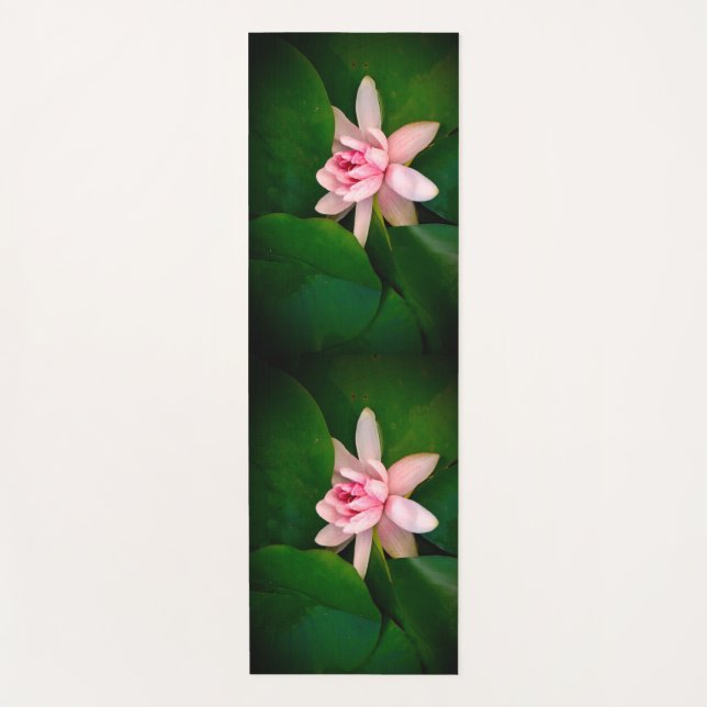 Schöne Lotus-Blume Yogamatte (Vorderseite)