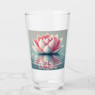 Schöne Lotus Design Glas Tasse.