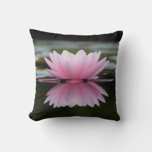 Schöne Lotus ,Landschaft Kissen