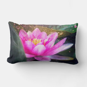 Schöne Lotus, Landschaft, Zen Lendenkissen