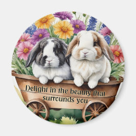 Schöne Lounge Bunny Rabbit Hübscher Kühlschrank Magnet