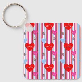 Schöne Love Hearts Eine Handvoll eingetauchte Oreo Schlüsselanhänger
