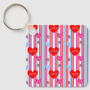 Schöne Love Hearts Eine Handvoll eingetauchte Oreo Schlüsselanhänger
