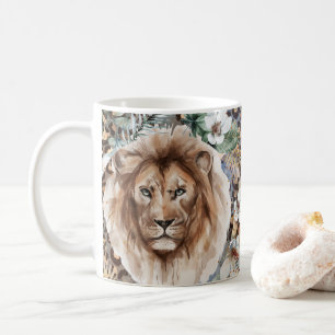 Schöne Löwen Cats Jungle Safari Tasse, Cup Kaffeetasse