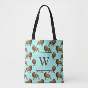 Schöne Löwen Monogramm Löwen Tasche
