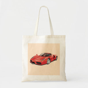 Schöne Luxus Sportwagen Tote Tasche