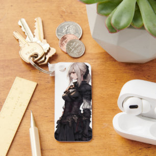 Schöne Mädchen Fantasy Anime Schlüsselanhänger