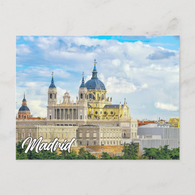 Schöne Madrid, Spanien Postkarte (Vorderseite)