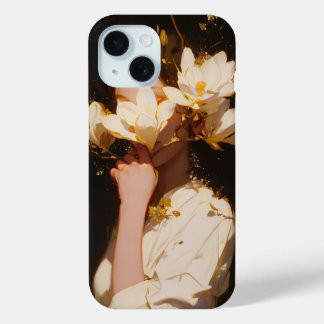 Schöne Magnolia Blume und Frauen Case-Mate iPhone Hülle