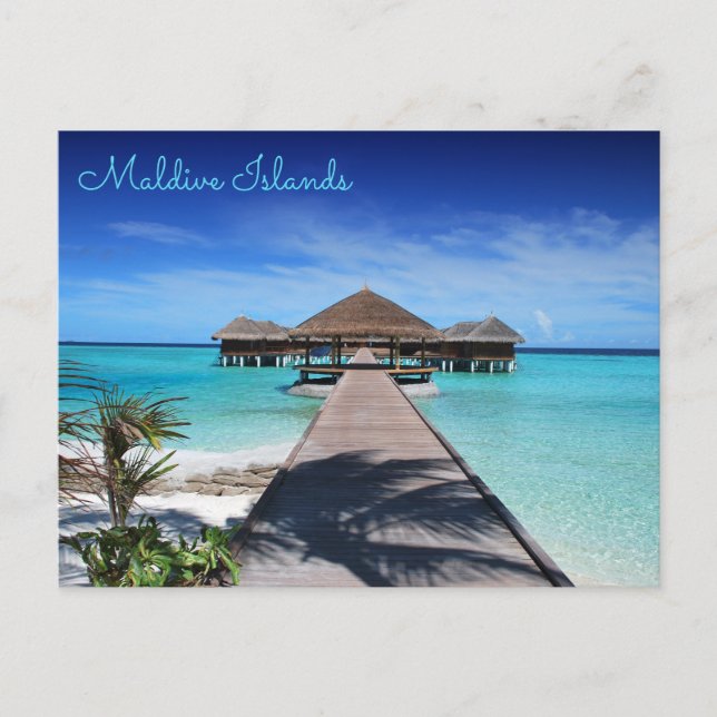 Schöne Malediven | Malediven Postkarte (Vorderseite)