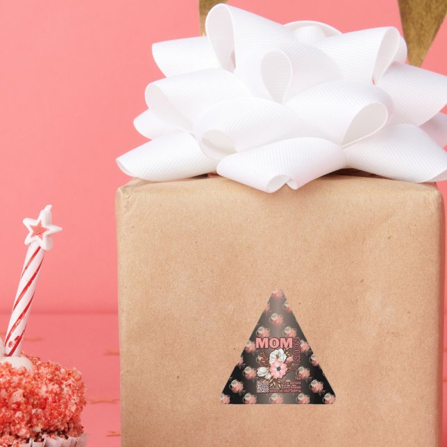 Schöne Mama-Auswahl überall Dreieckiger Aufkleber (Von Creator hochgeladen)