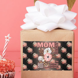 Schöne Mama-Auswahl überall Rechteckiger Aufkleber