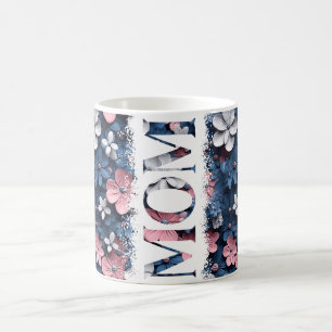 Schöne Mama Blumenmuster Blume 4 Mutter Kaffeetasse