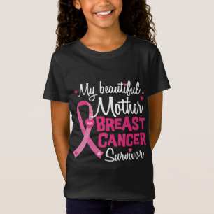 Schöne Mama Muttermund Brustkrebs Überlebende T-Shirt