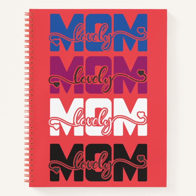 Schöne Mama Notizbuch (Vorderseite)