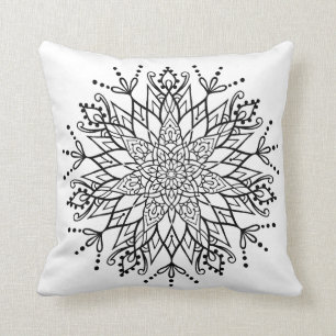 Schöne Mandala Pillow Yoga Tätowierung Meditatio Kissen